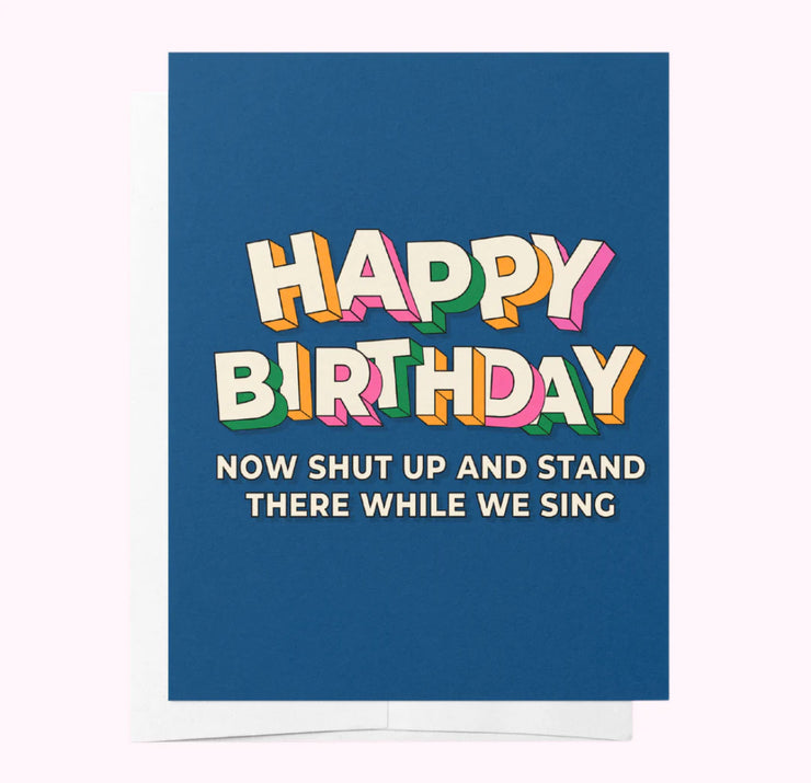 Stand There While We Sing - Colleague Card