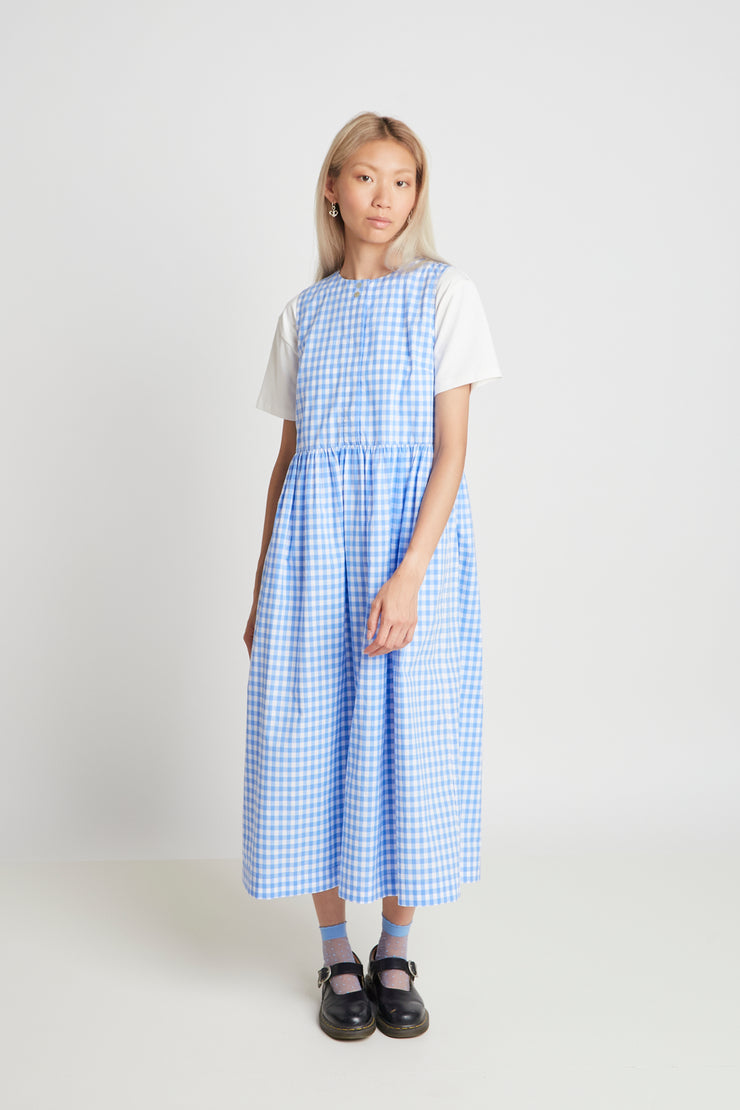 Freya Dress // Sky Blue Gingham