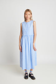 Freya Dress // Sky Blue Gingham