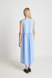 Freya Dress // Sky Blue Gingham