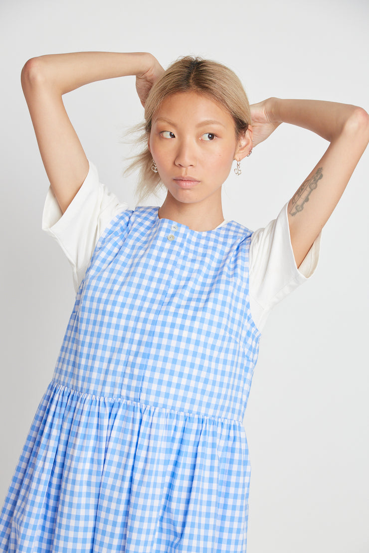 Freya Dress // Sky Blue Gingham