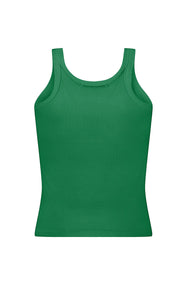 Monogram Tank // Deep Green