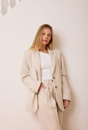 Charlie Blazer // Natural Linen