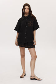 Tegan Shirt // Black