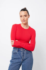 Mossman The Brooklyn Top // Red