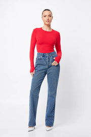 Mossman The Brooklyn Top // Red