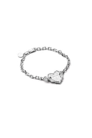Thorned Heart Bracelet // Sterling Silver
