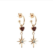 Love Star Earrings // Gold Plated