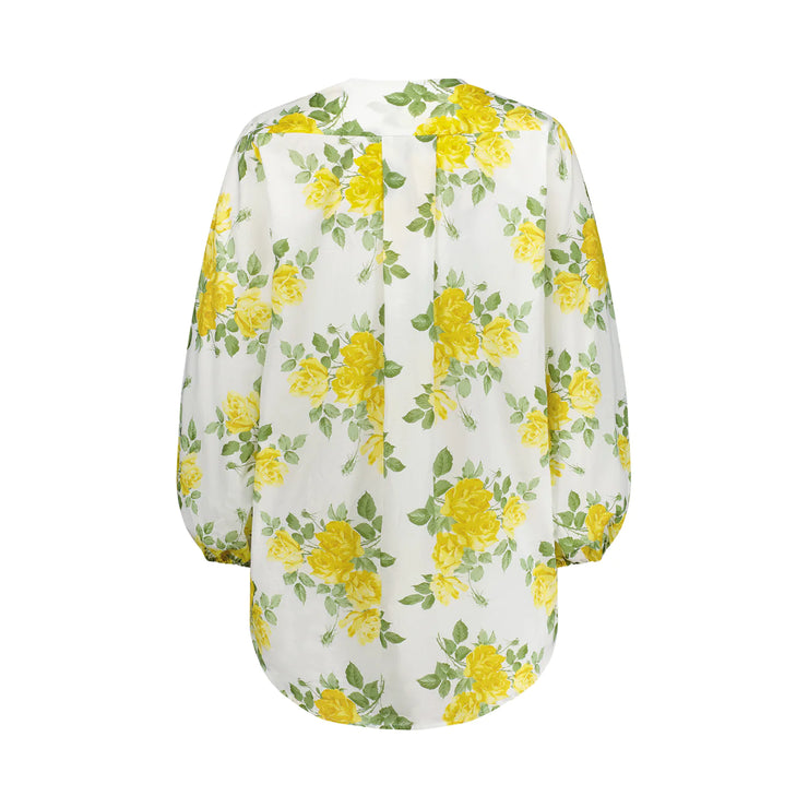 Beach Shirt // Yellow Liberty Floral