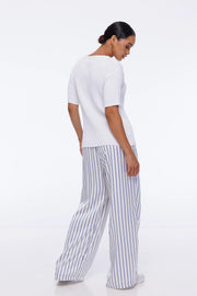 Supreme Pant // Ivory // Blue Stripe