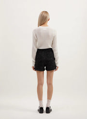 Kyla Shorts // Black Boucle
