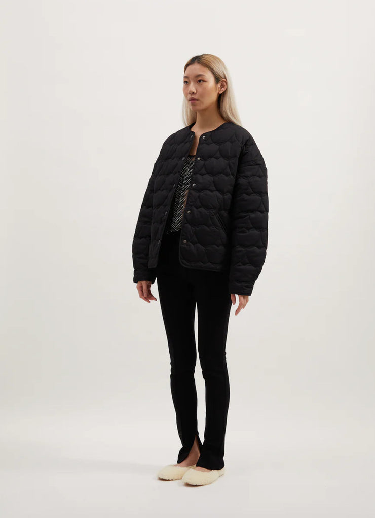 Ava Quilted Jacket // Black