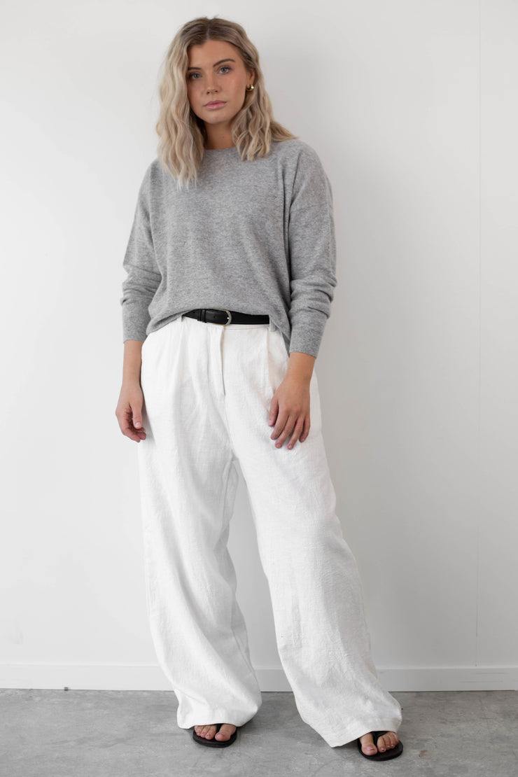 Tailored Pants // White