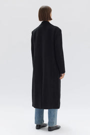 Ricki Wool Blend Coat // Black