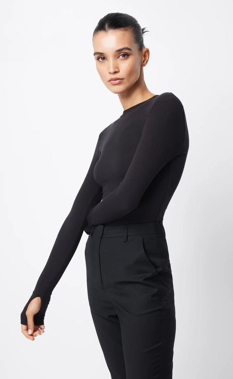 Mossman The Brooklyn Top // Black