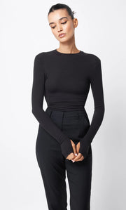 Mossman The Brooklyn Top // Black