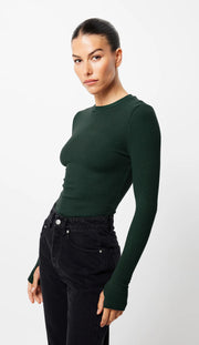 Mossman The Brooklyn Top // Forest Green