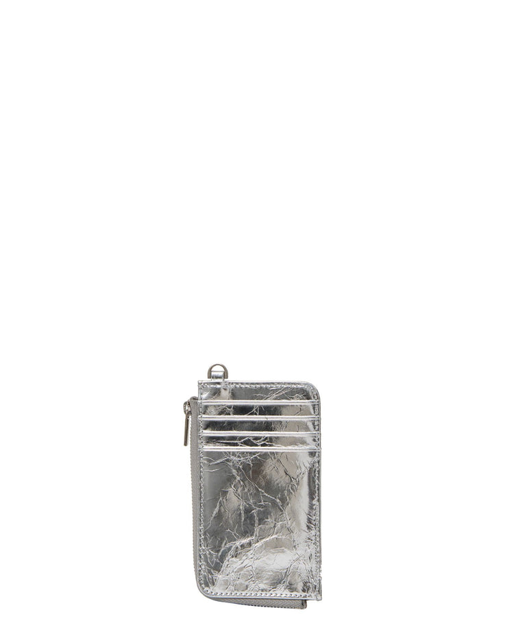 Winona Card Holder // Silver Crinkle