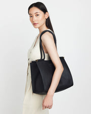 Callie Tote // Black + Bronze