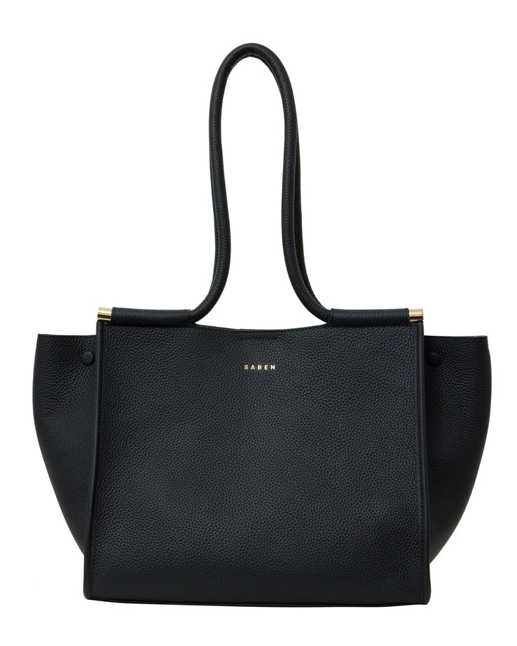 Callie Tote // Black + Bronze