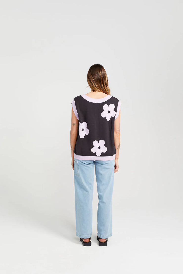 Bloom Vest // Coal Lilac