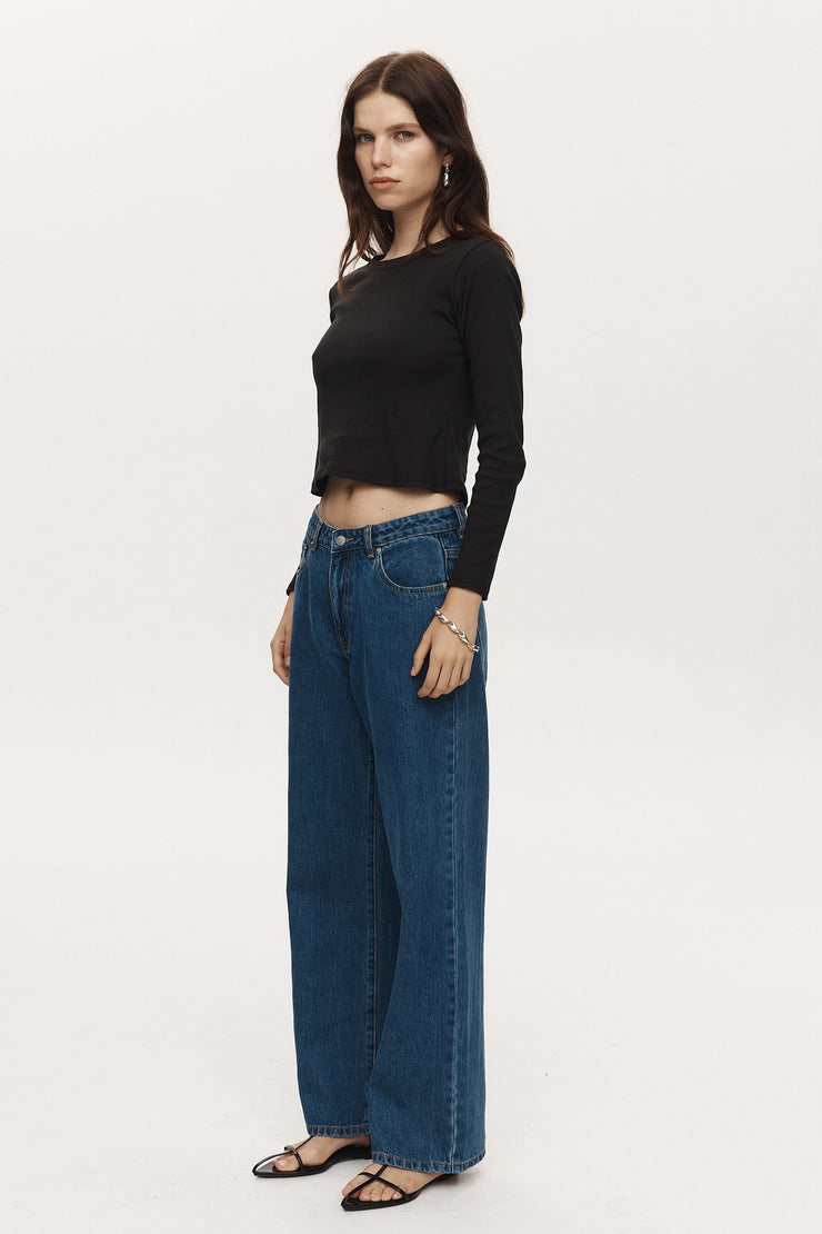 Wide Leg Jean // Heritage Blue