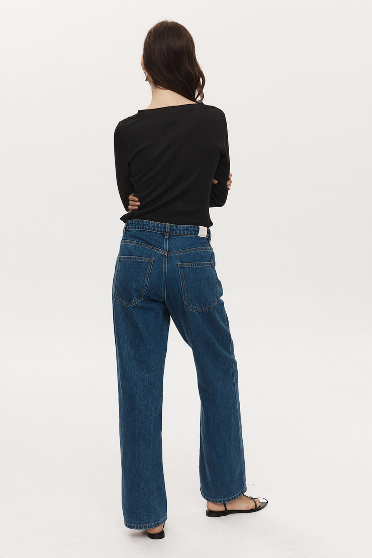 Wide Leg Jean // Heritage Blue