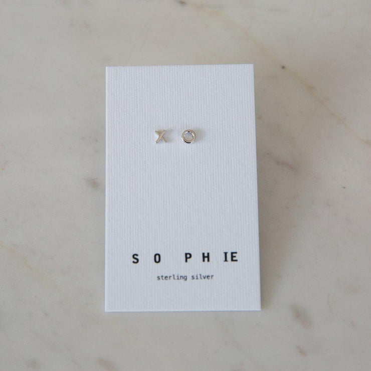 Ex Oh Stud Earrings // Sterling Silver