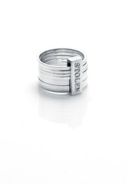 Six Piece Band Ring